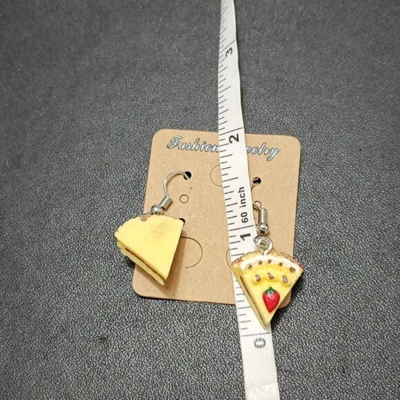 Pie slice earrings - Picture 5 of 6